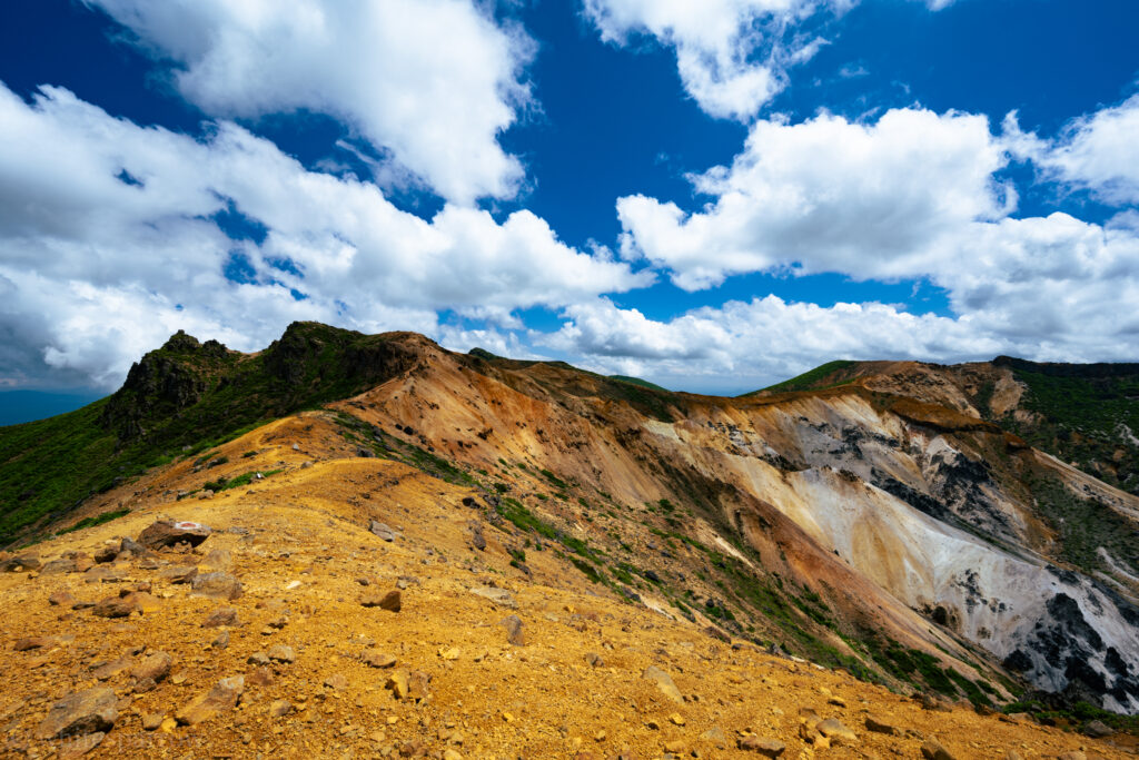 鉄山から峰ノ辻方面