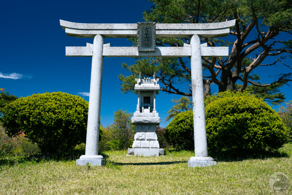 高柴山神社正面