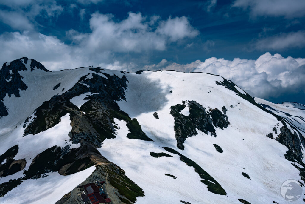 雄山登山道から浄土山