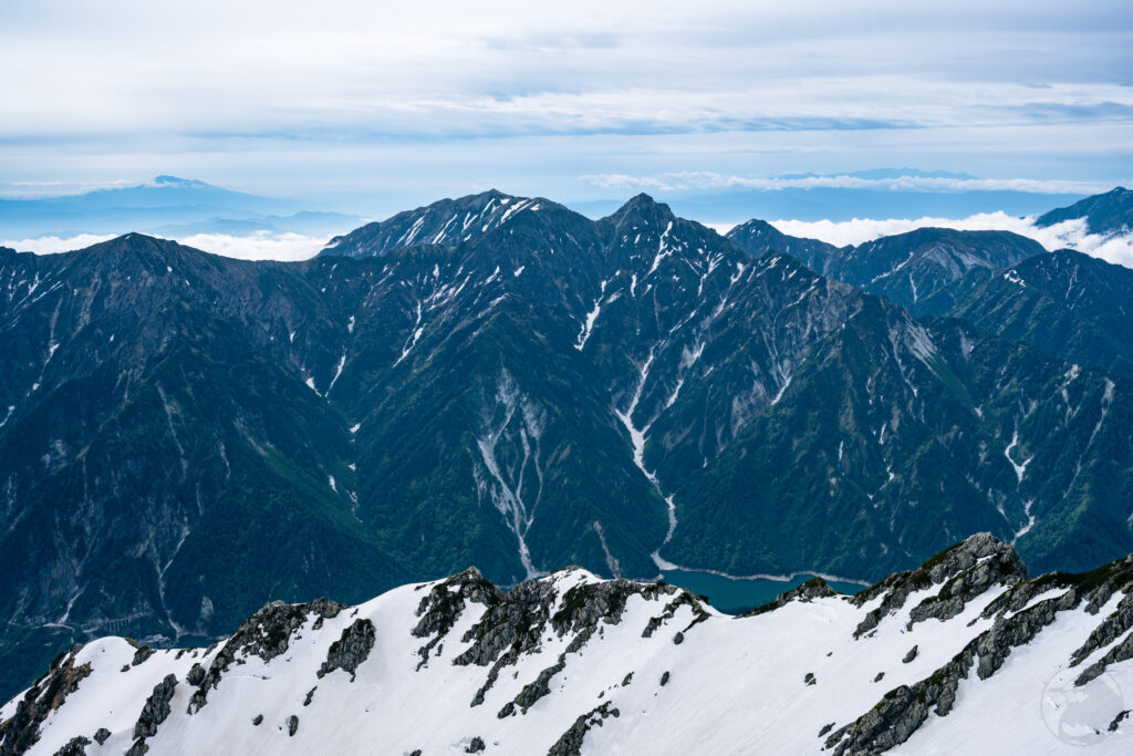雄山頂上から後立山