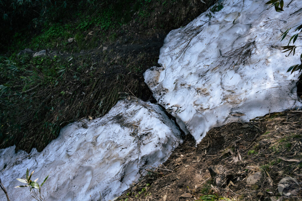 雪渓渡り