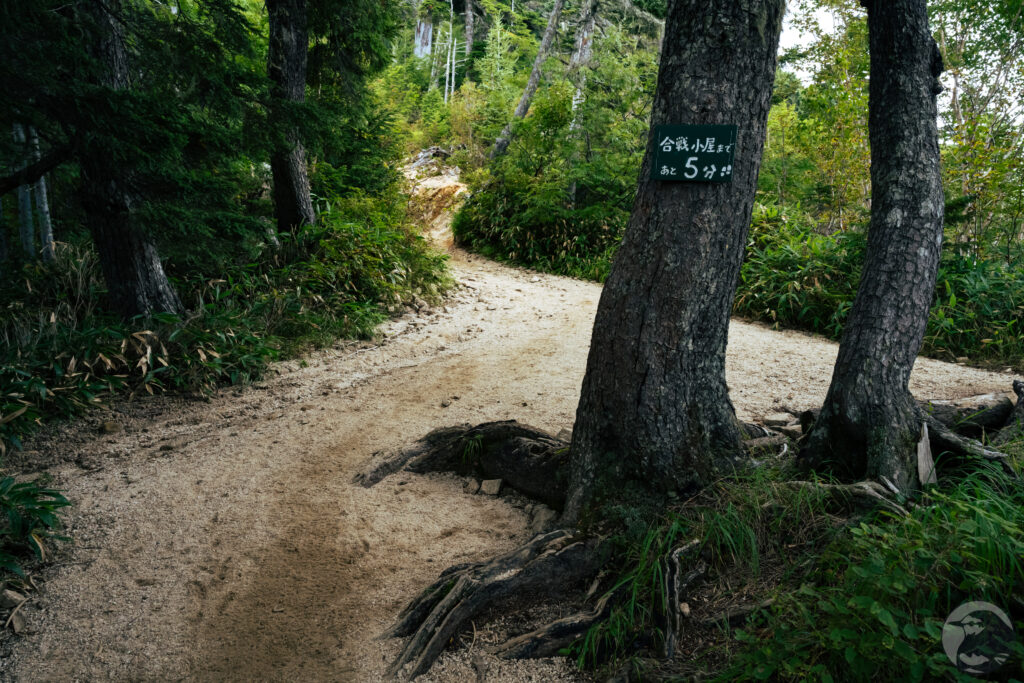 合戦小屋まで5分