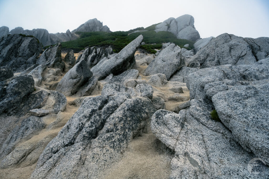 岩場