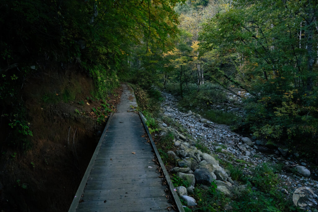 古寺鉱泉登山口入口