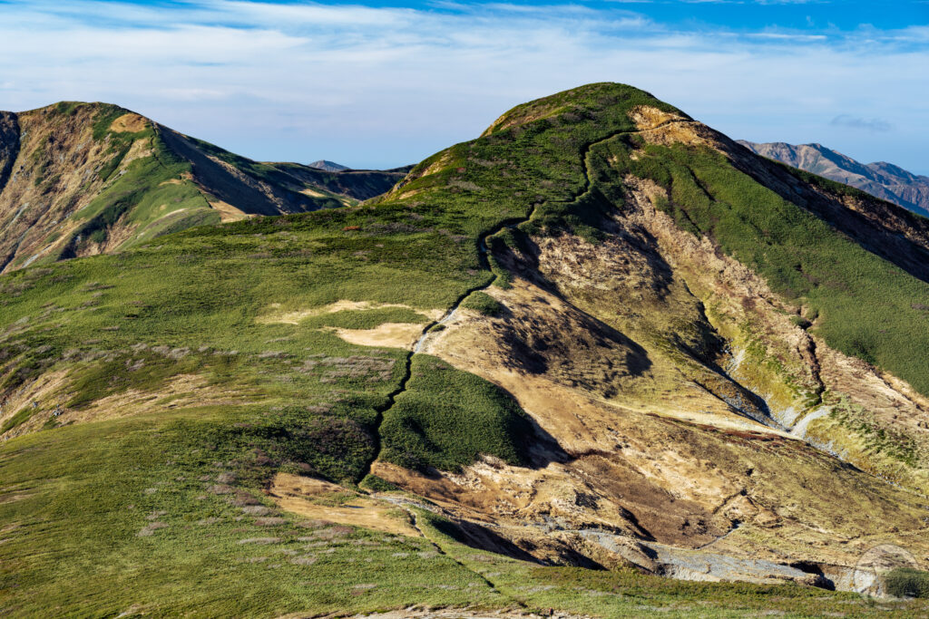 大朝日岳から西朝日岳