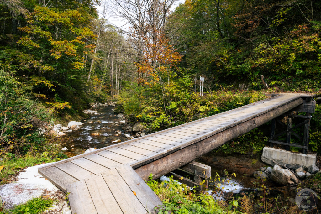 古寺鉱泉跡正面橋復路