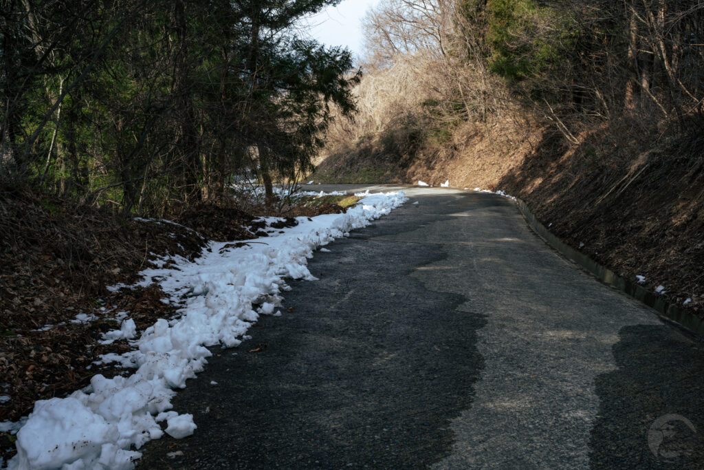 林道入口下り