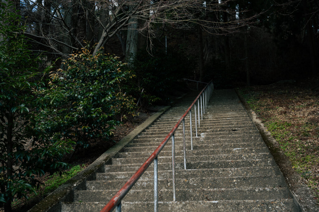 登山口階段