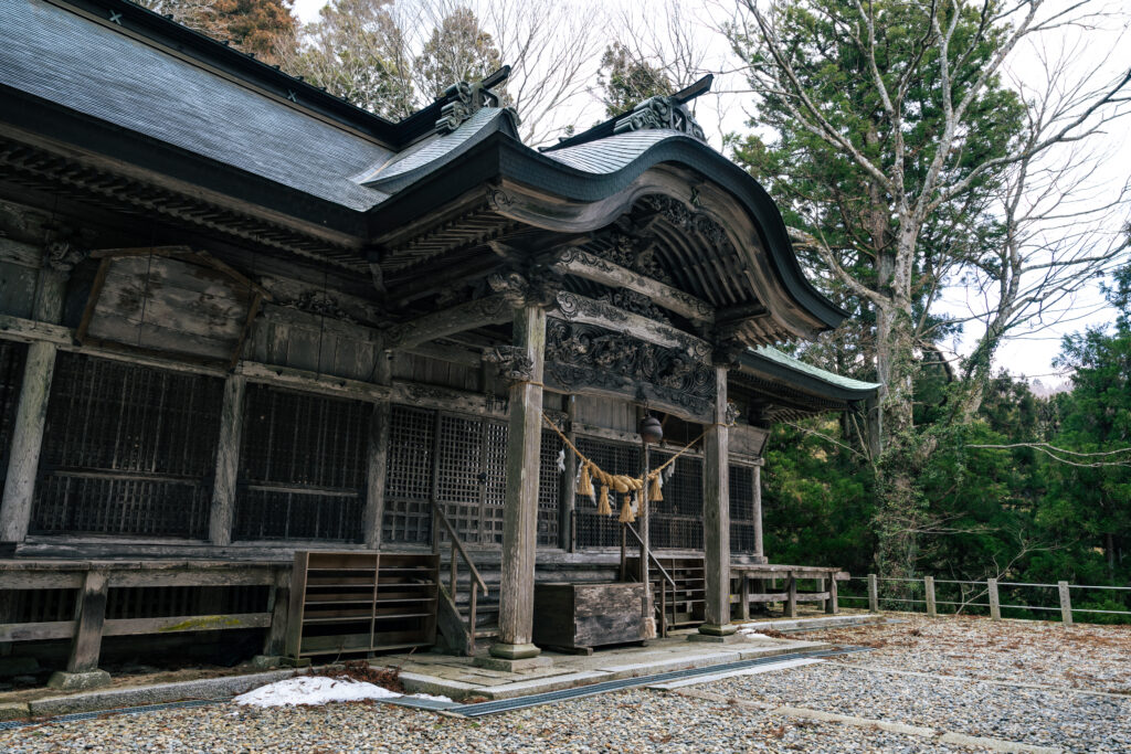 隠津島神社拝殿