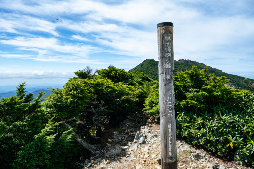 早池峰剣ヶ峰山頂