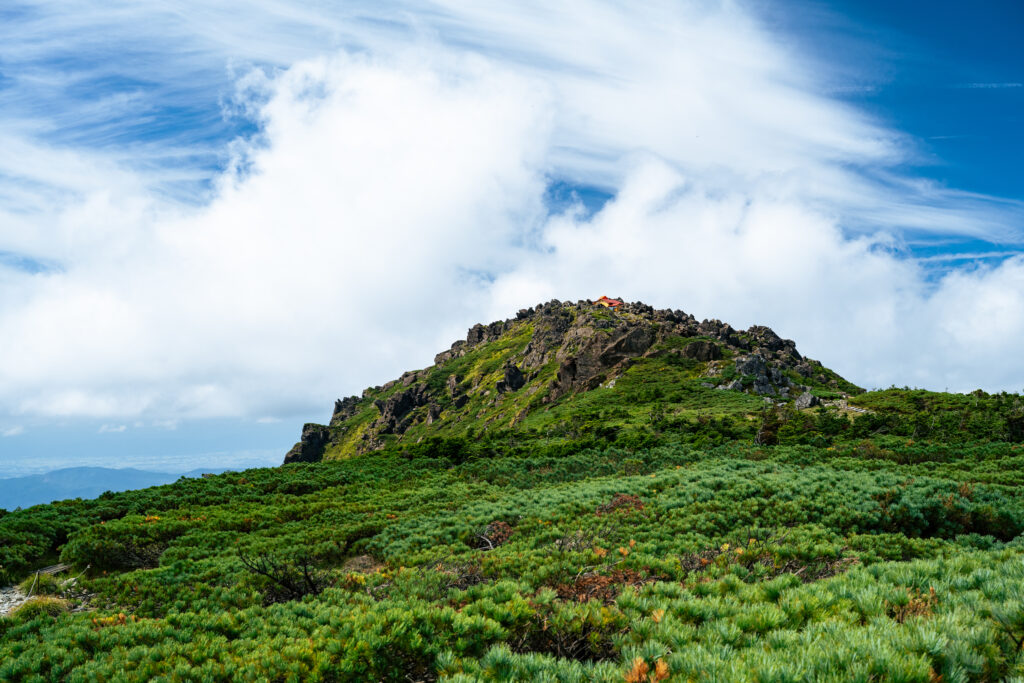 分岐から早池峰山頂